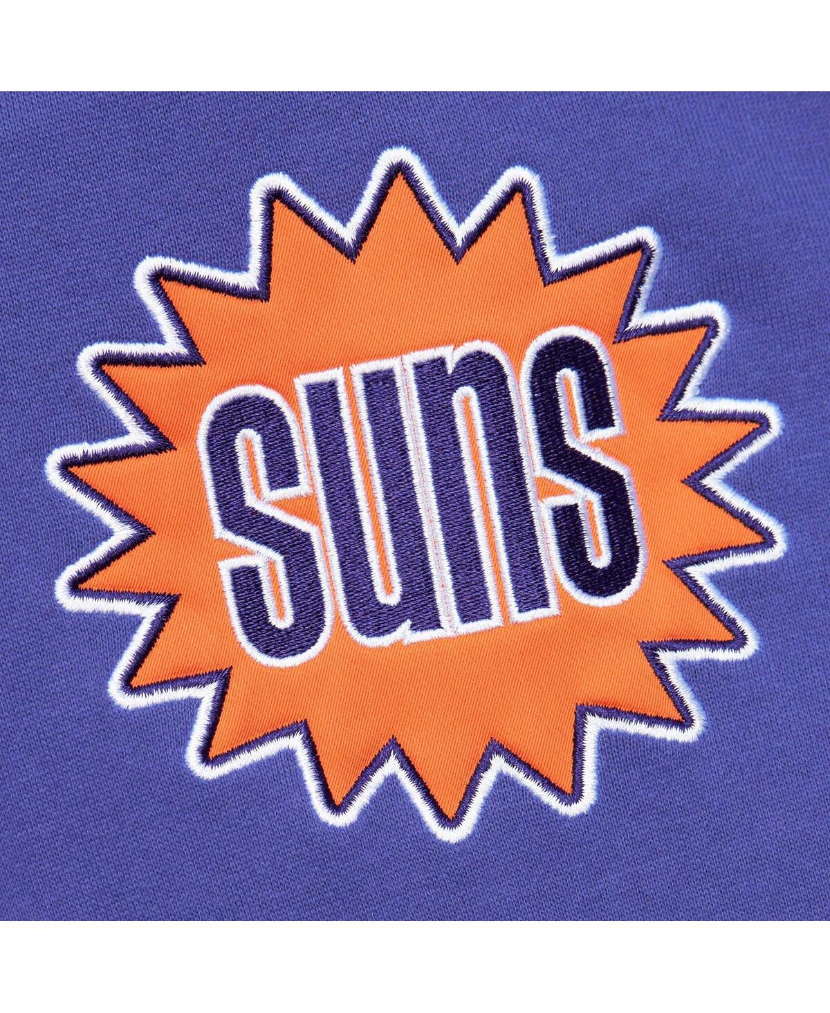 Mitchell & Ness Men's Purple Phoenix Suns Team Og 2.0 Vintage Logo Fleece Pullover Hoodie In Purple