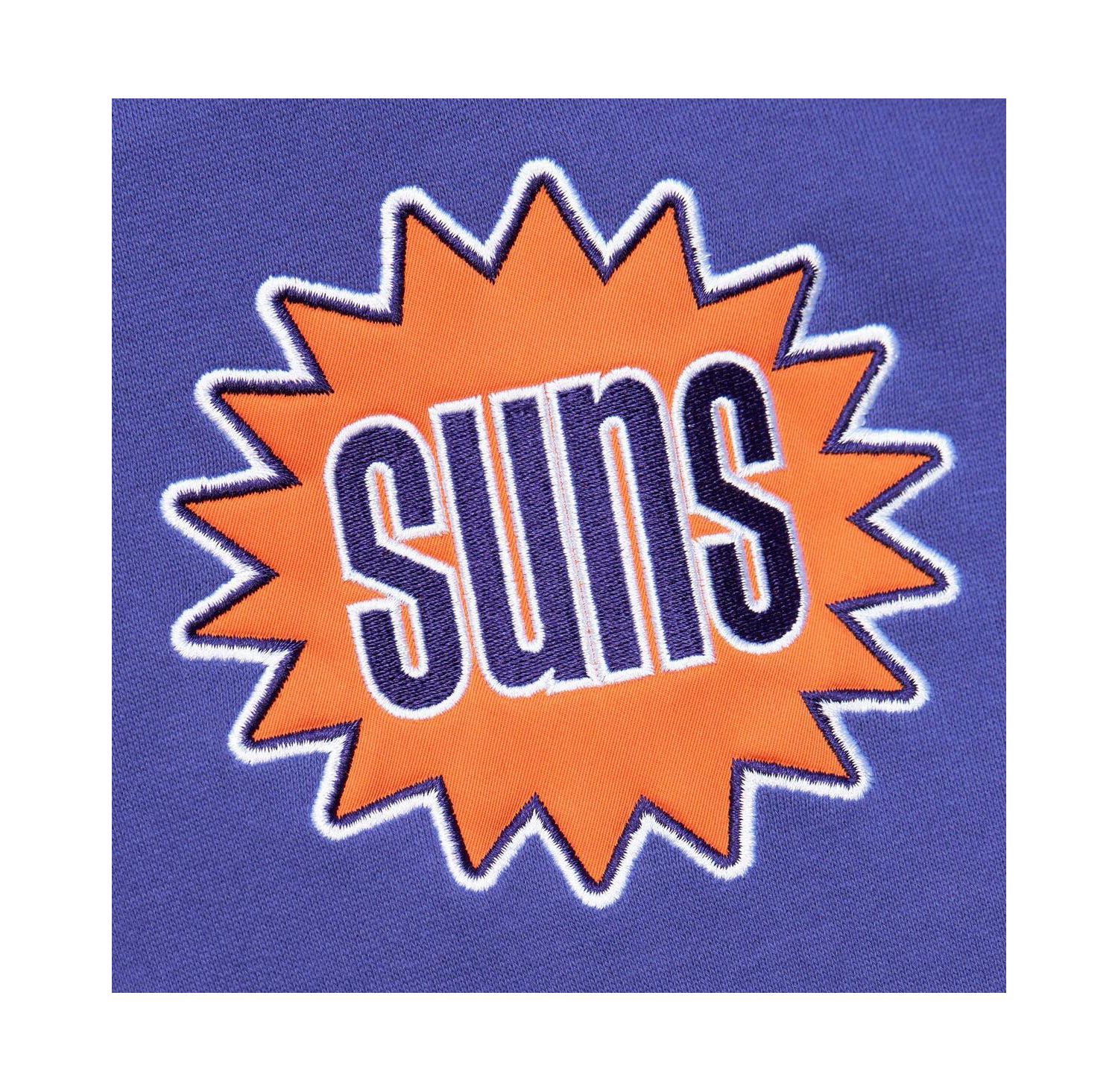 Men's Purple Phoenix Suns Team OG 2.0 Vintage Logo Fleece Pullover Hoodie