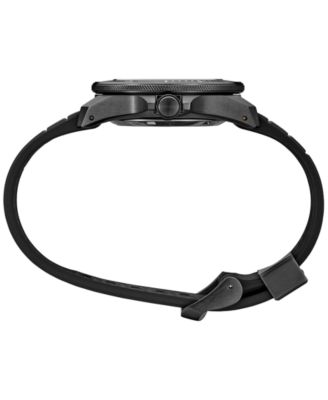 Men's Automatic Prospex Diver Black Silicone Strap Watch 42mm