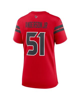 Women's Will Anderson Jr. Red Houston Texans Alternate Game Jersey