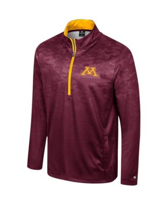 Men's Maroon Minnesota Golden Gophers The Machine Half-Zip Jacket
