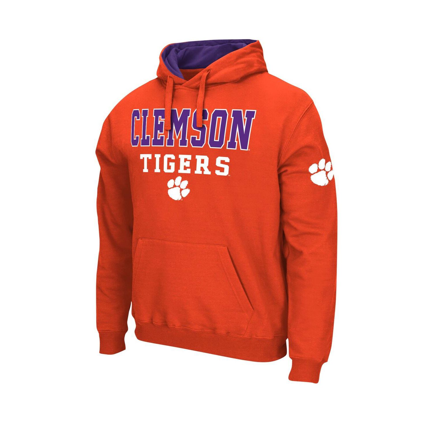 Men's Orange Clemson Tigers Sunrise Pullover Hoodie