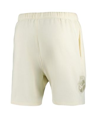Men's Cream Cincinnati Reds Neutral Fleece Shorts