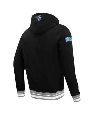 Men's Black Orlando Magic Script Tail Pullover Hoodie