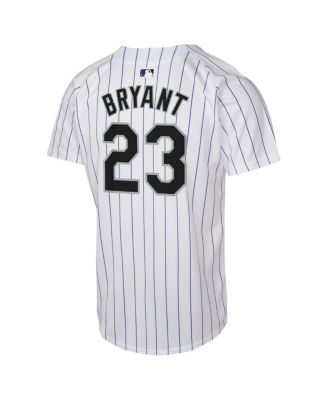 Big Boys and Girls Kris Bryant White Colorado Rockies Home Game Player Jersey