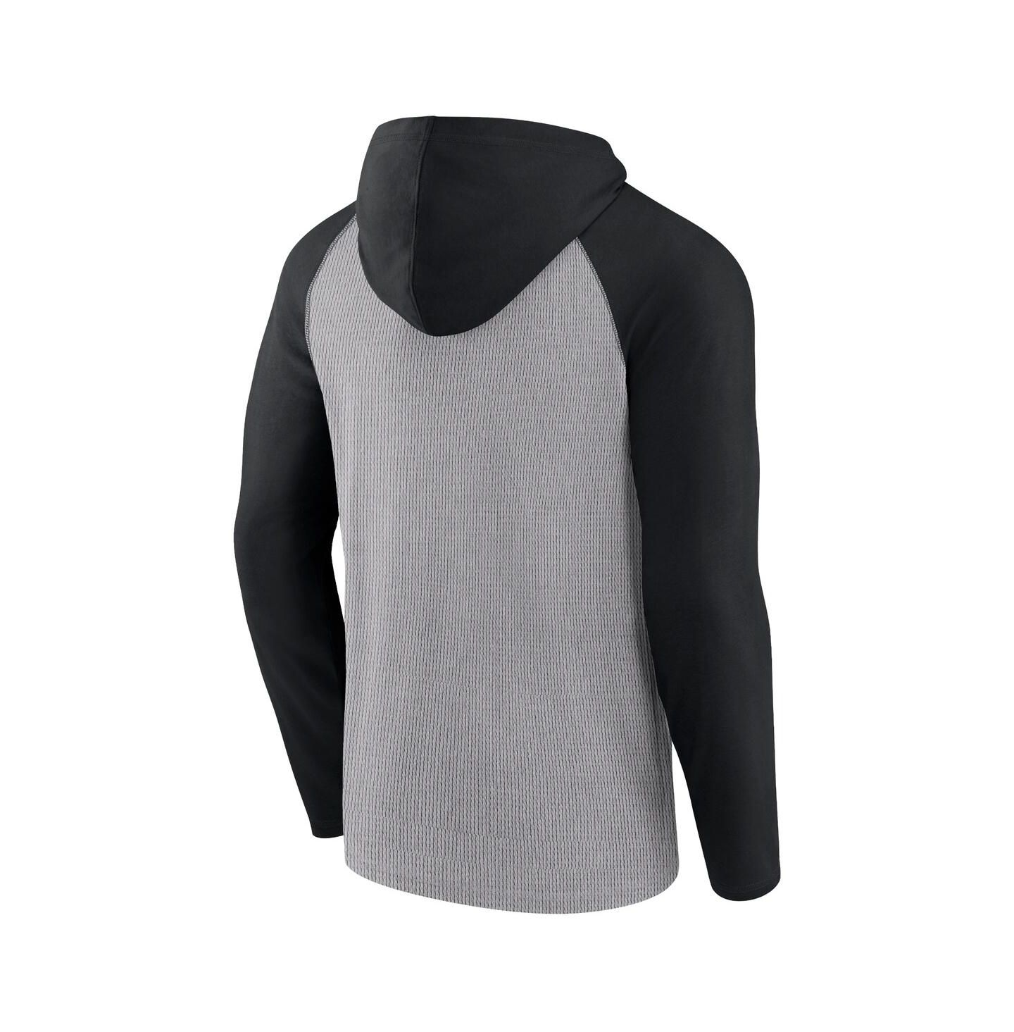 Мужское худи Fanatics Gray Jacksonville Jaguars Under Center Long Sleeve T-Shirt — фото 3