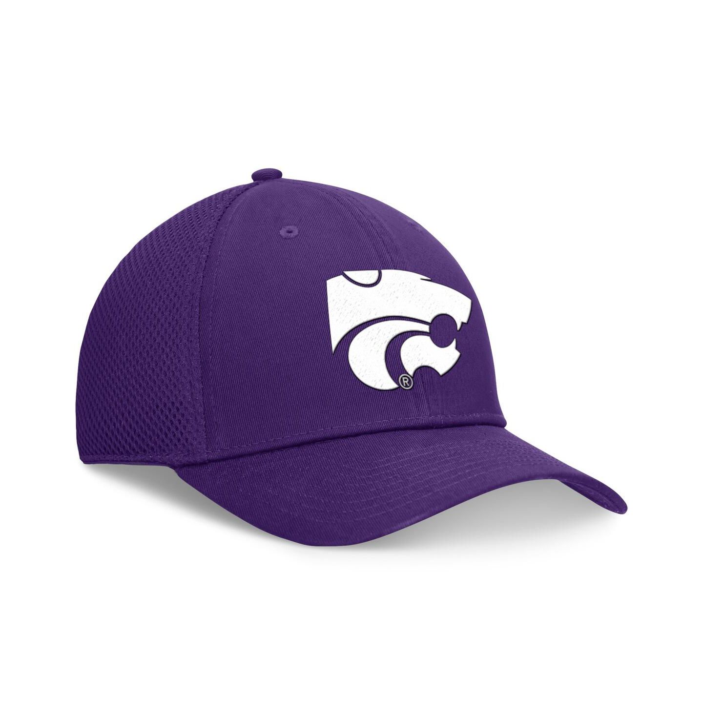 Мужская кепка Top of the World Purple Kansas State Wildcats Spacer Flex Hat — фото 3