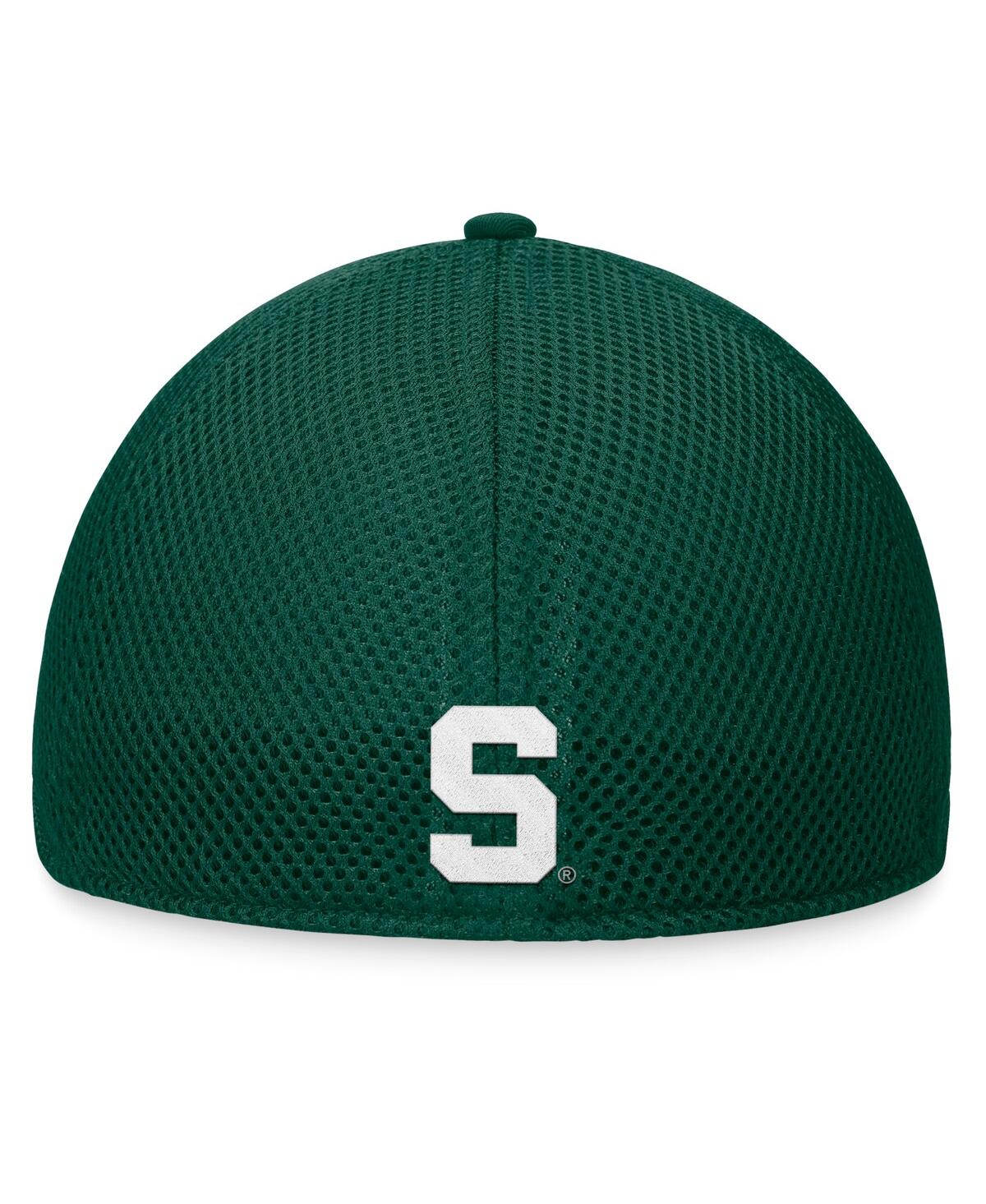 Top Of The World Men's Green Michigan State Spartans Spacer Flex Hat In Green