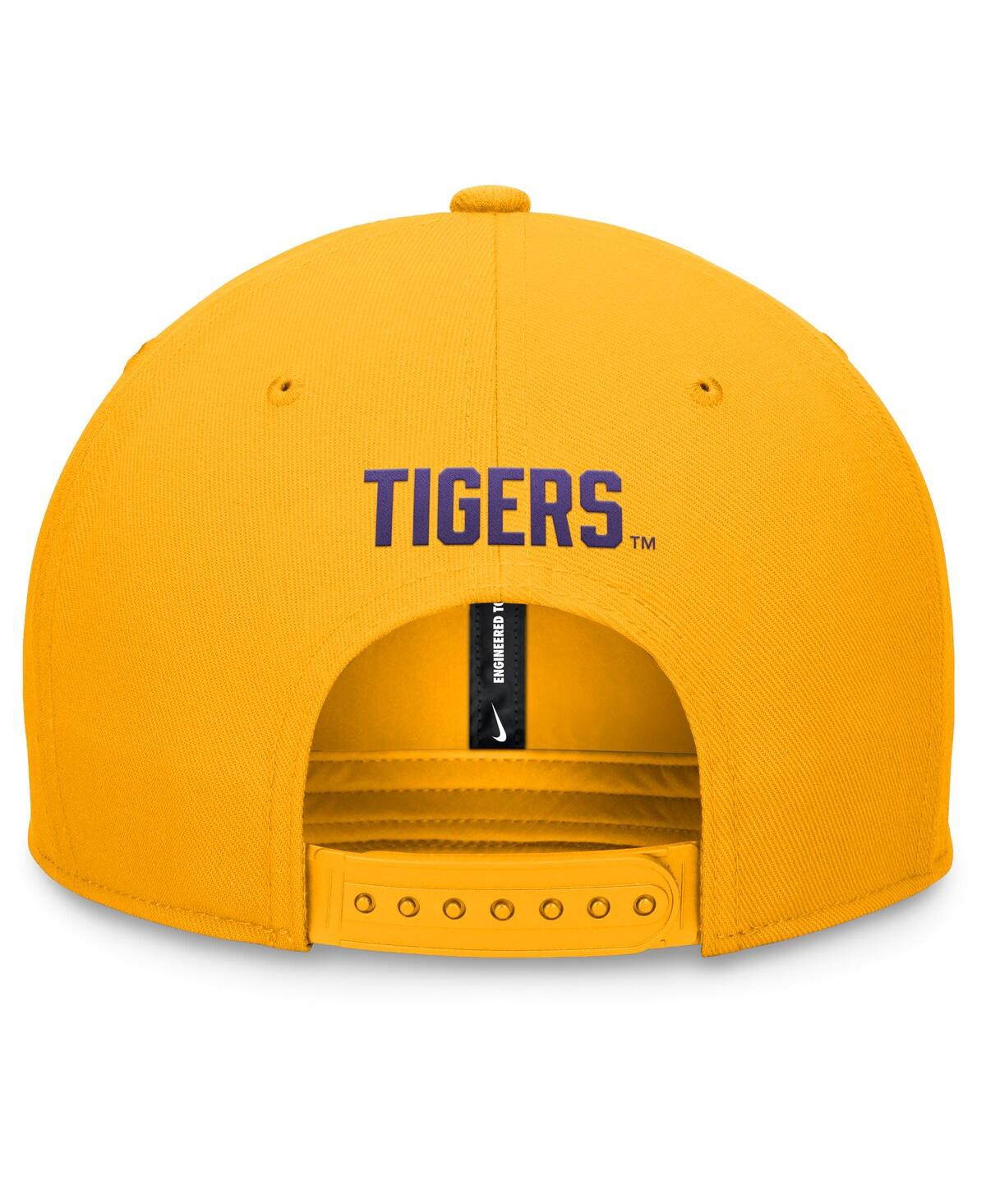 Nike Men's Gold Lsu Tigers Primetime Pro Snapbackâ Hat In Gold