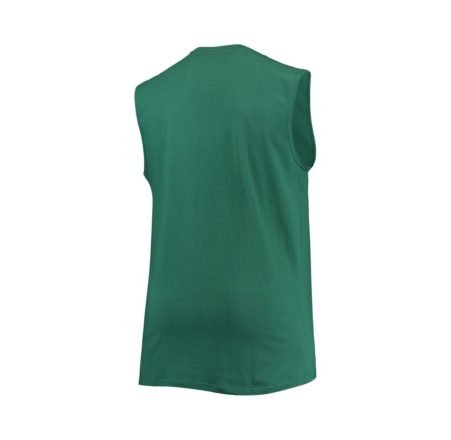 Men's Green New York Jets Big & Tall Muscle Tank Top