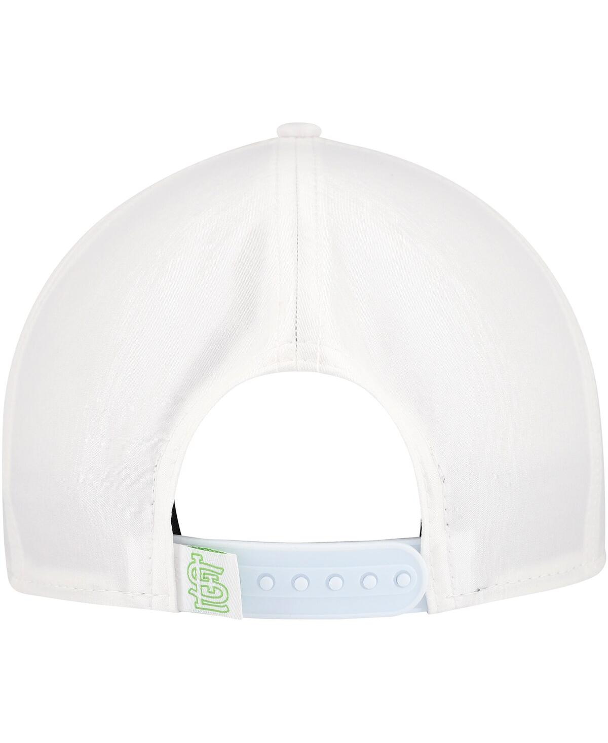 New Era Men's White St. Louis Cardinals Spring Spectrum Golfer Snapback Hat