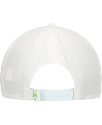 Men's White New York Mets Spring Spectrum Golfer Snapback Hat