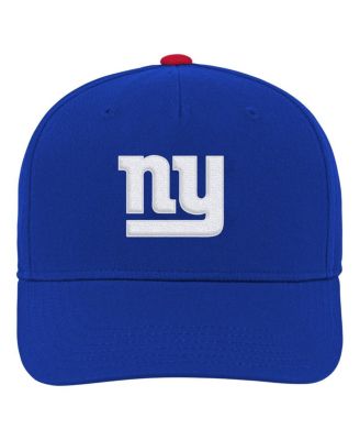Big Boys and Girls Royal New York Giants Team Pre-Curved Adjustable Hat