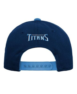 Big Boys and Girls Navy Tennessee Titans Team Pre-Curved Adjustable Hat