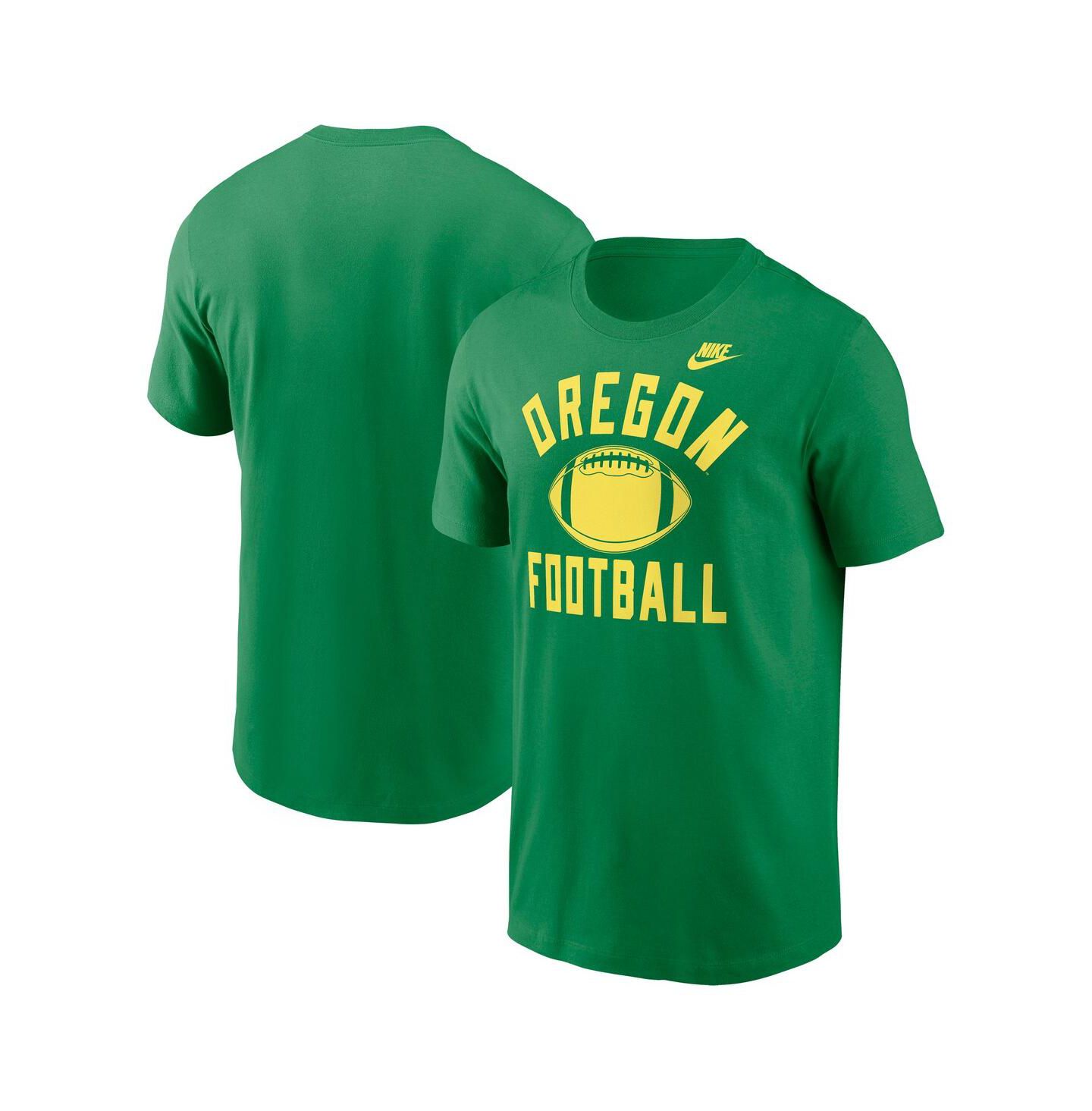 Мужская футболка Nike Green Oregon Ducks Legacy Football Icon — фото 1