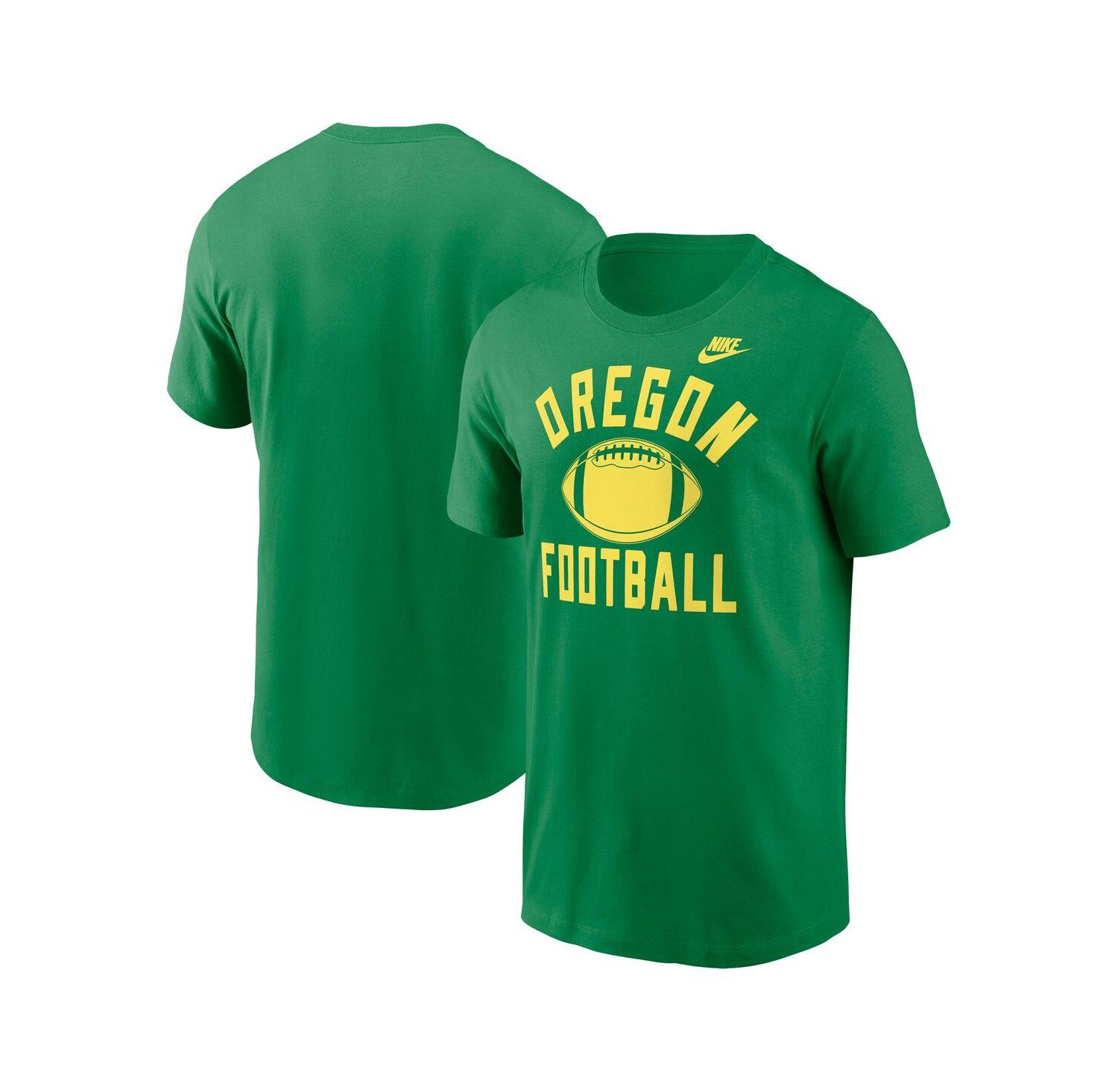 Men's Green Oregon Ducks Legacy Football Icon T-Shirt