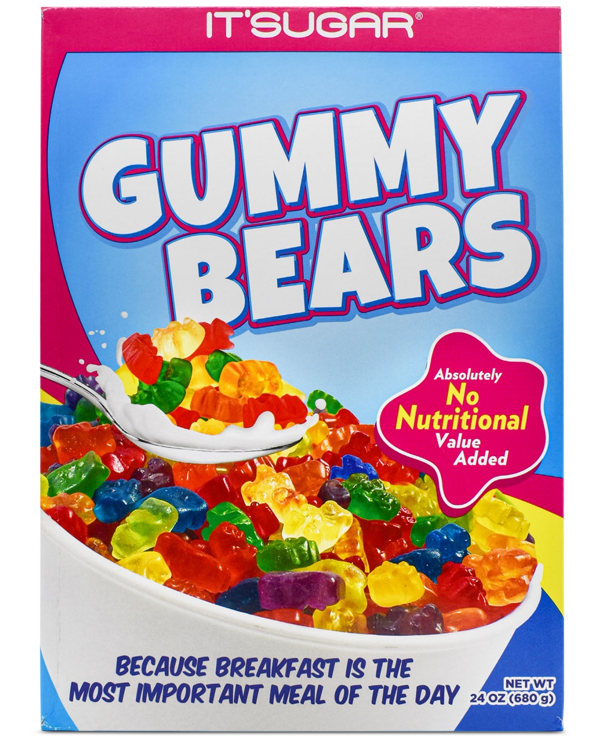 IT'SUGAR GUMMY BEARS CEREAL GIFT BOX, 24 OZ 