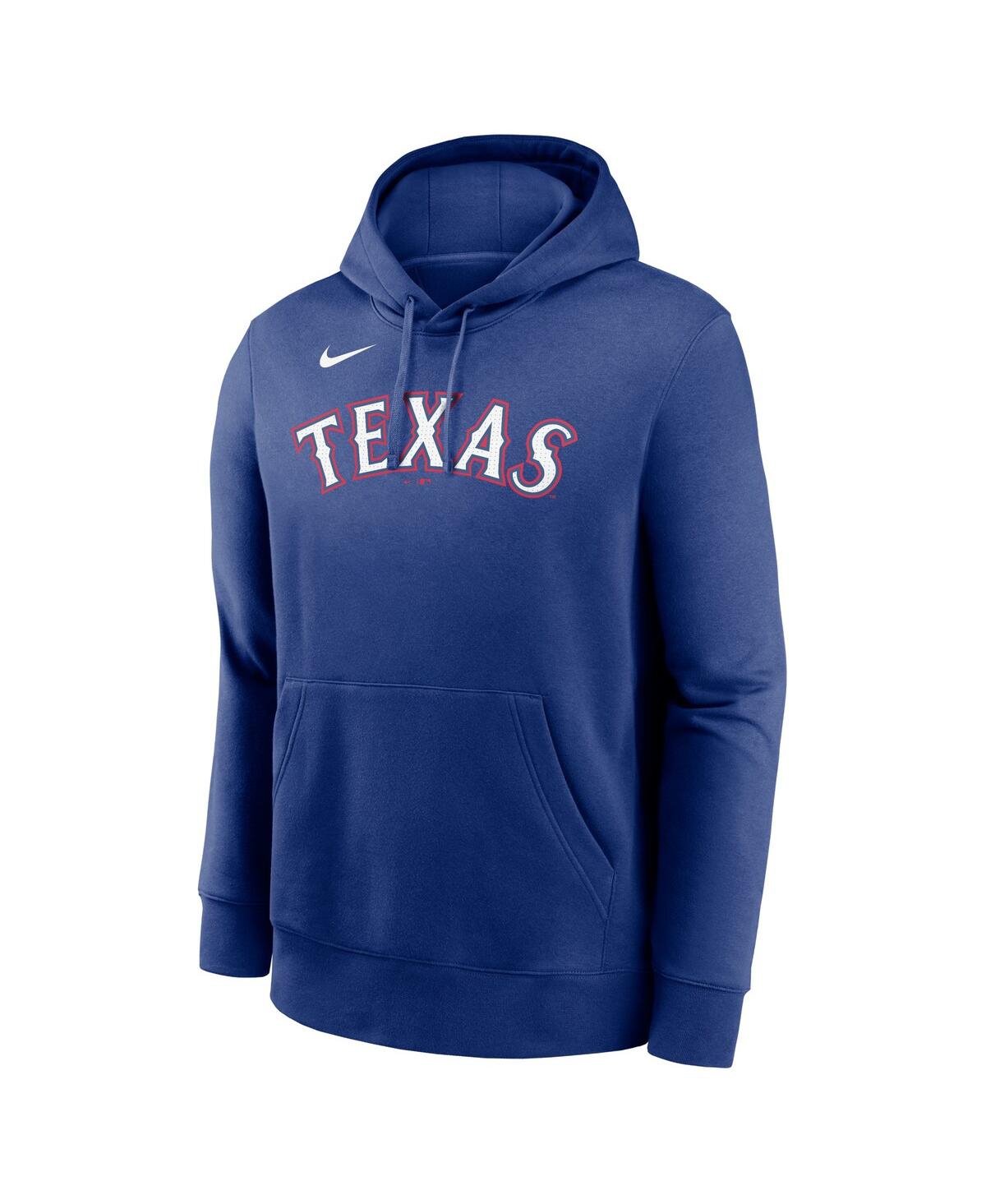 Nike Men's Adolis Garcia Royal Texas Rangers Player Name & Number Club Pullover Hoodie In Royal