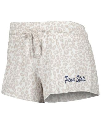 Women's Cream Penn State Nittany Lions Montana T-Shirt Shorts Sleep Set