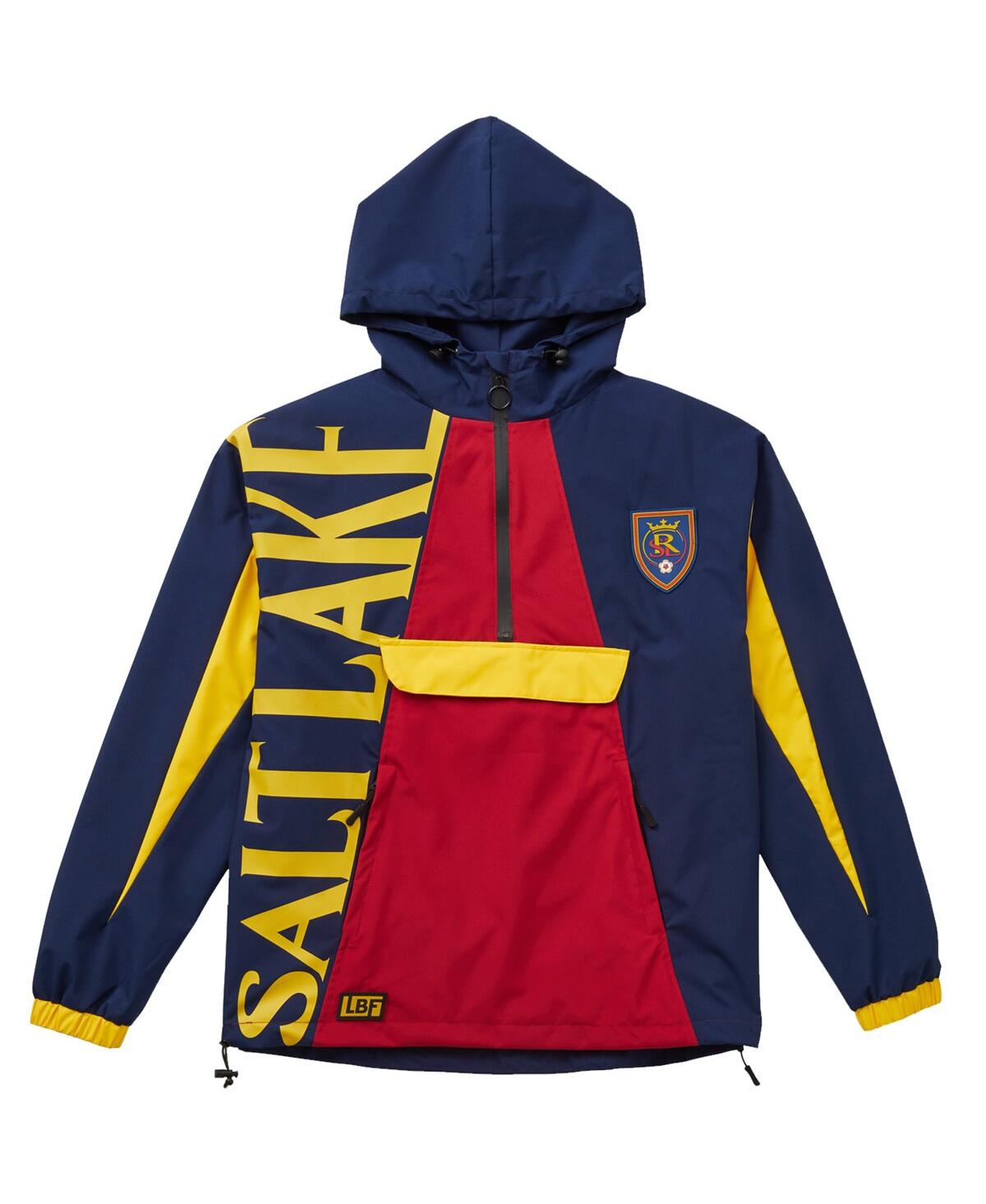 Live Breathe Futbol Men's and Women'sReal Salt Lake Tekker Half-Zip Anorak Jacket - Blue