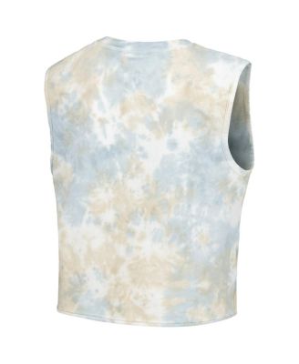 Women's White San Francisco Giants Washed Muscle Tank Top