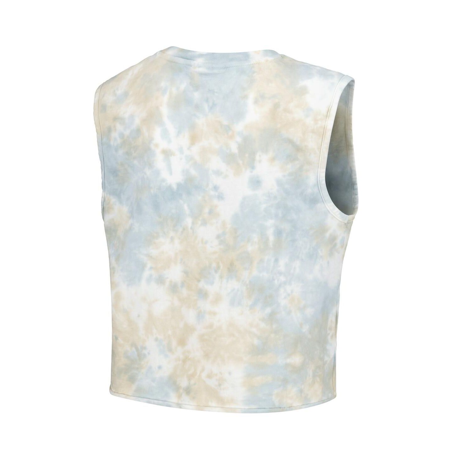 Женский топ The Wild Collective White San Francisco Giants Washed Muscle — фото 3