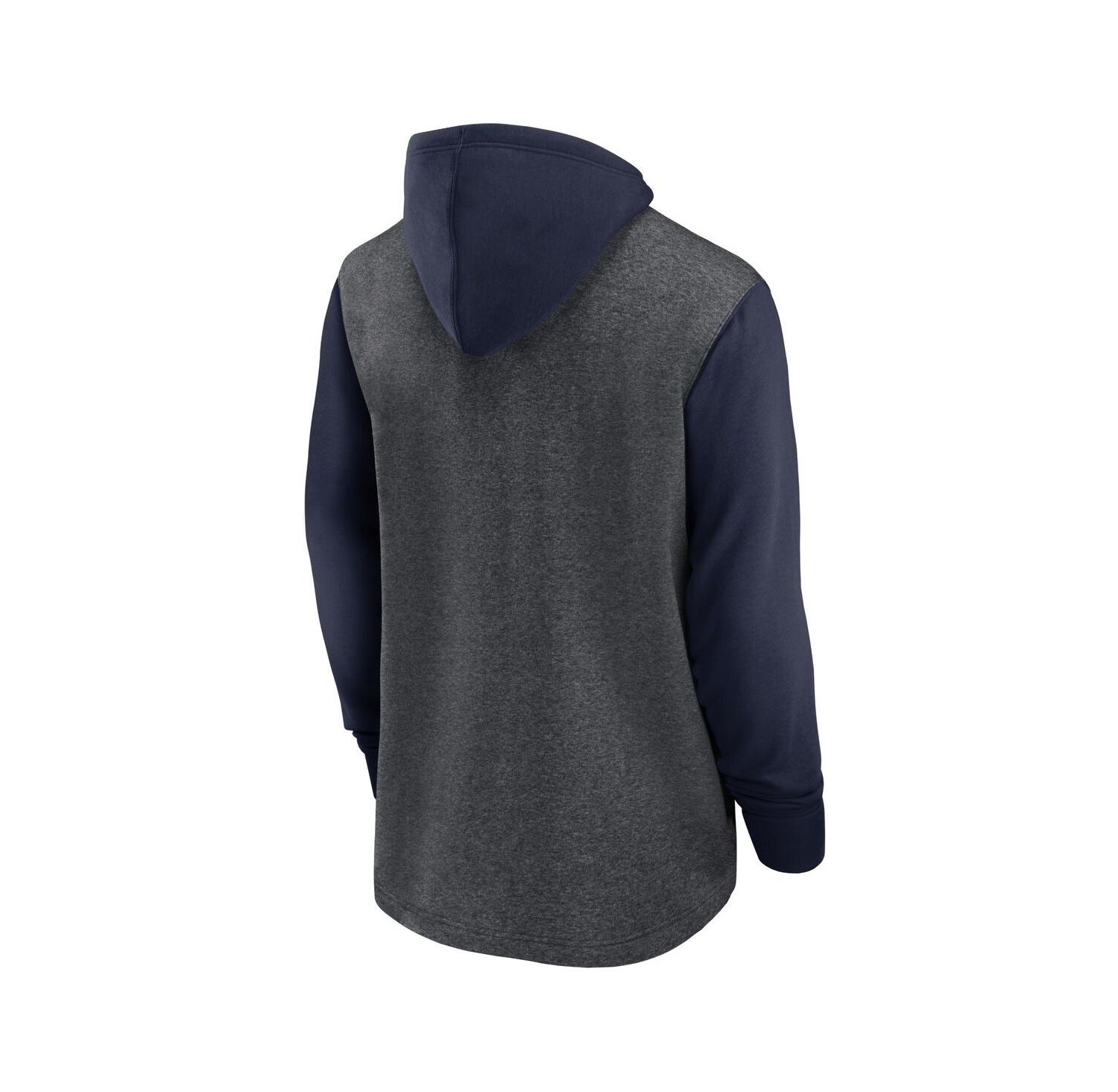 Men's Heathered Charcoal/Navy Tennessee Titans Surrey Legacy Pullover Hoodie
