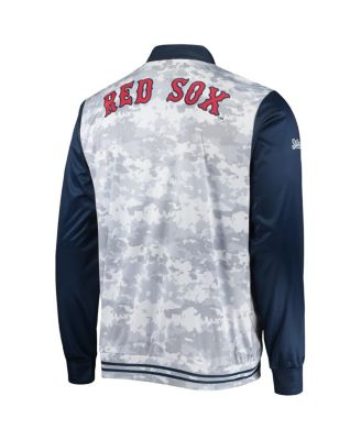 Men's Navy Boston Red Sox Camo Full-Zip Jacket
