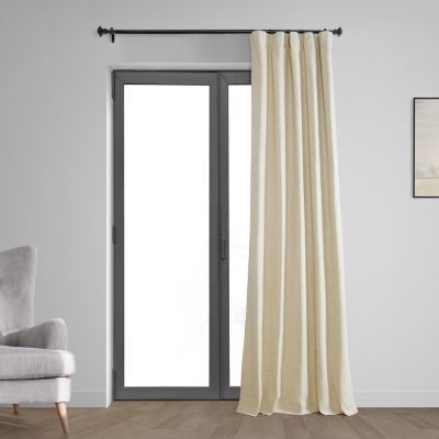 Thermal Cross Linen Weave Blackout Curtain