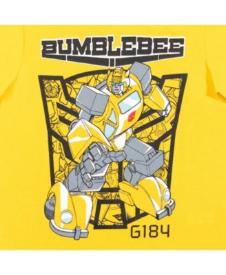 Toddler Boys Bumblebee Optimus Prime 3 Pack T-Shirts to