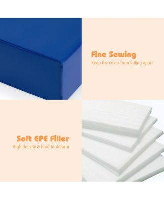 6 Piece Climb Crawl Play Set Indoor Kids Toddler Baby Safe Soft Foam Blocks Toys