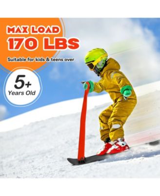 1-Rider Snow Scooter with Grip Handle-Red