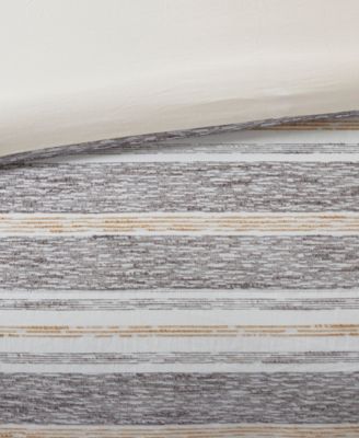 Oasis Oversized Chenille Jacquard Striped 9-Pc. Comforter Set, King/California King