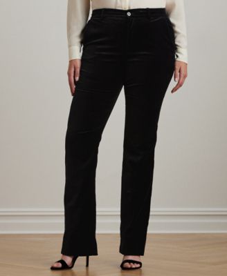Lauren Ralph Lauren - Plus Size Velvet Bootcut Pants