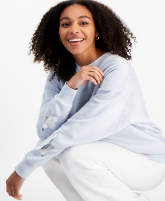 Self Esteem - Juniors' Apr&egrave;s Ski Fleece Crewneck Top