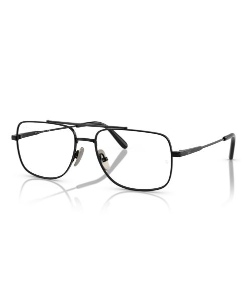 Очки Ray-Ban Unisex Square Titanium RB8797 William Titanium Optics Eyeglasses, цвет: Чёрный