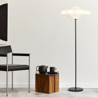 Atlas 67" Modern LED Floor Lamp with Resin Shade