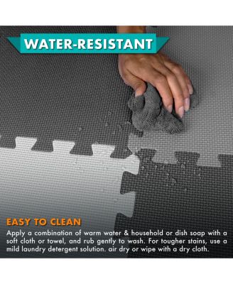 ProSource Kids Floor Play Mat 3/8-in, 36 Sq Ft - 36 Tiles