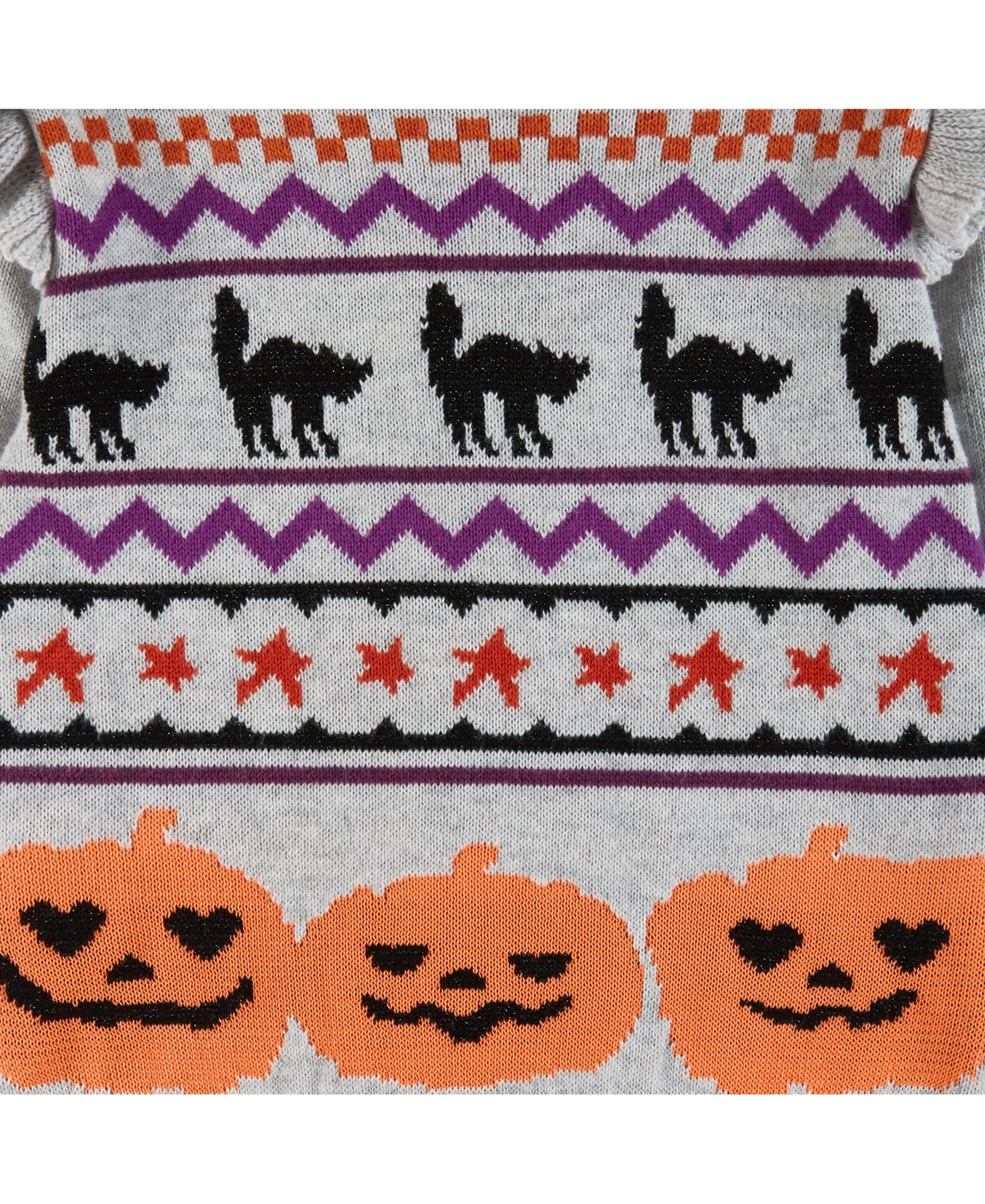 Andy & Evan Baby Girls Halloween Fair Isle Tunic Sweater & Legging Set