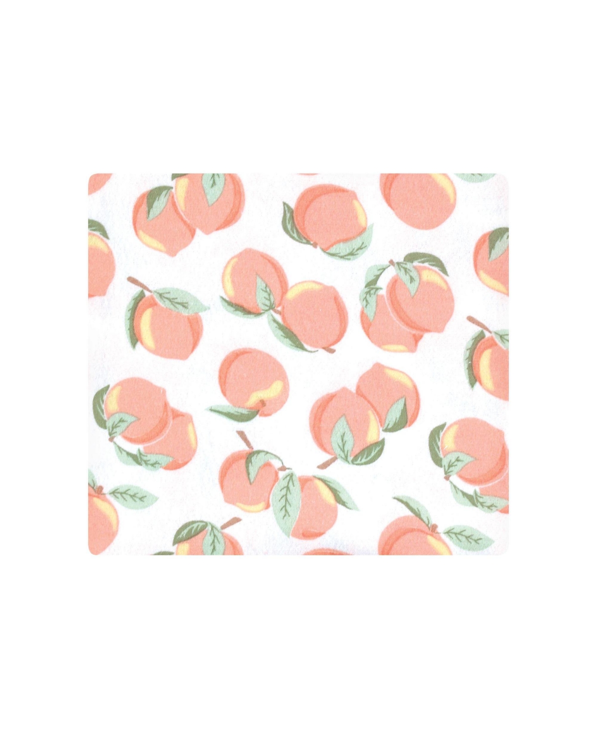 Hudson Baby Infant Girl Cotton Poly Flannel Receiving Blankets Bundle, One Size - Sweet peach