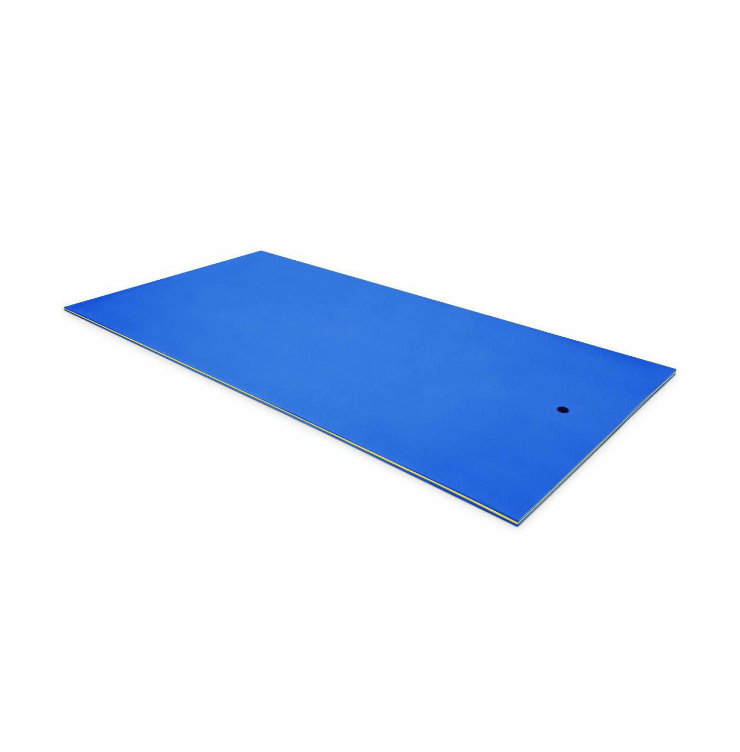 Детская игрушка VEBREDA 12 x 6 Feet 3-Layer Foam Floating Water Pad with Stable Standing, цвет: Синий — фото 1