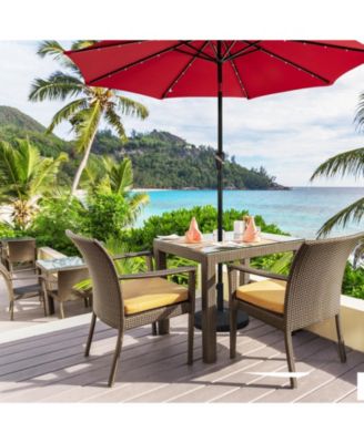 49 LBS Patio Resin Umbrella Base Stand for Outdoor