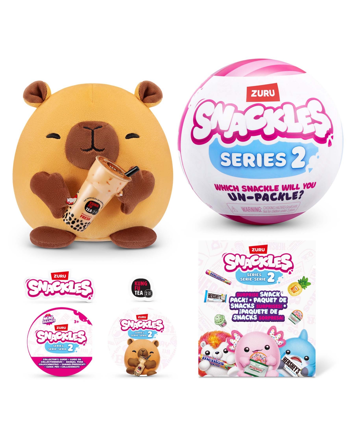 Snackles Series 2 Small Plush Toy In Multi Color