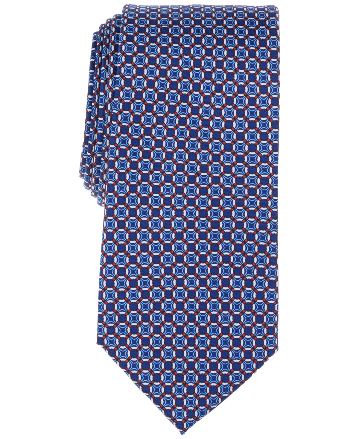 Men's Mini-Medallion Tie - Red
