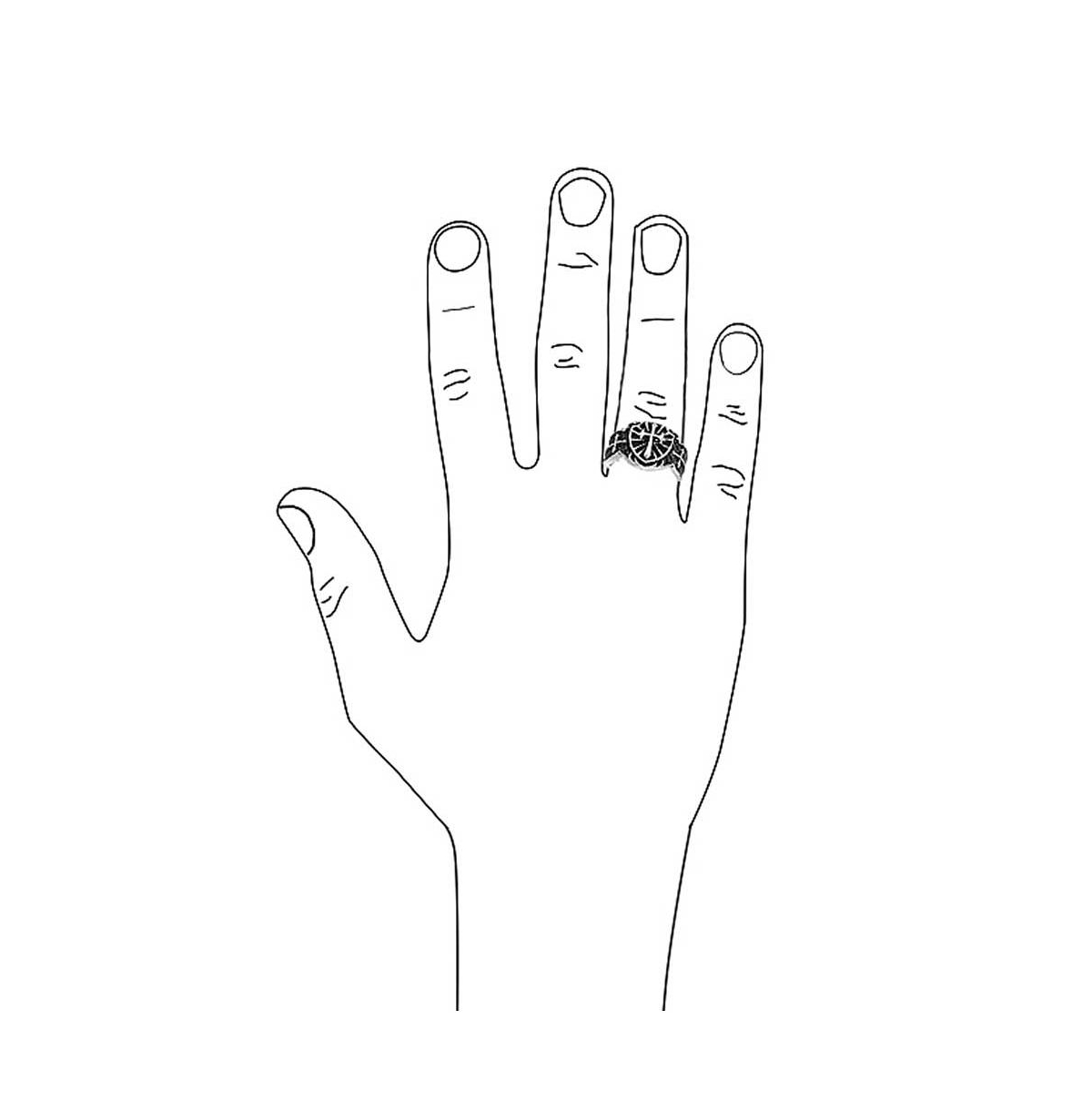 Bling Jewelry Religious Viking Shield Maltase Fleur De Lis Cross Signet Band Ring Oxidized Silver Tone Stainless Steel