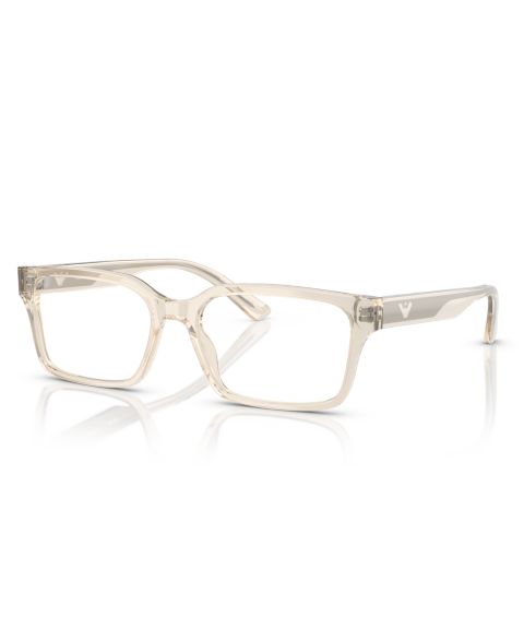 Мужские очки Emporio Armani Man Rectangle Plastic EA3244 Eyeglasses, цвет: Прозрачный