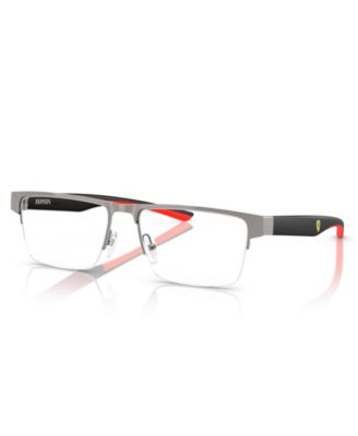 Scuderia Ferrari Men's Eyeglasses, FZ7007 - Brushed Gunmetal