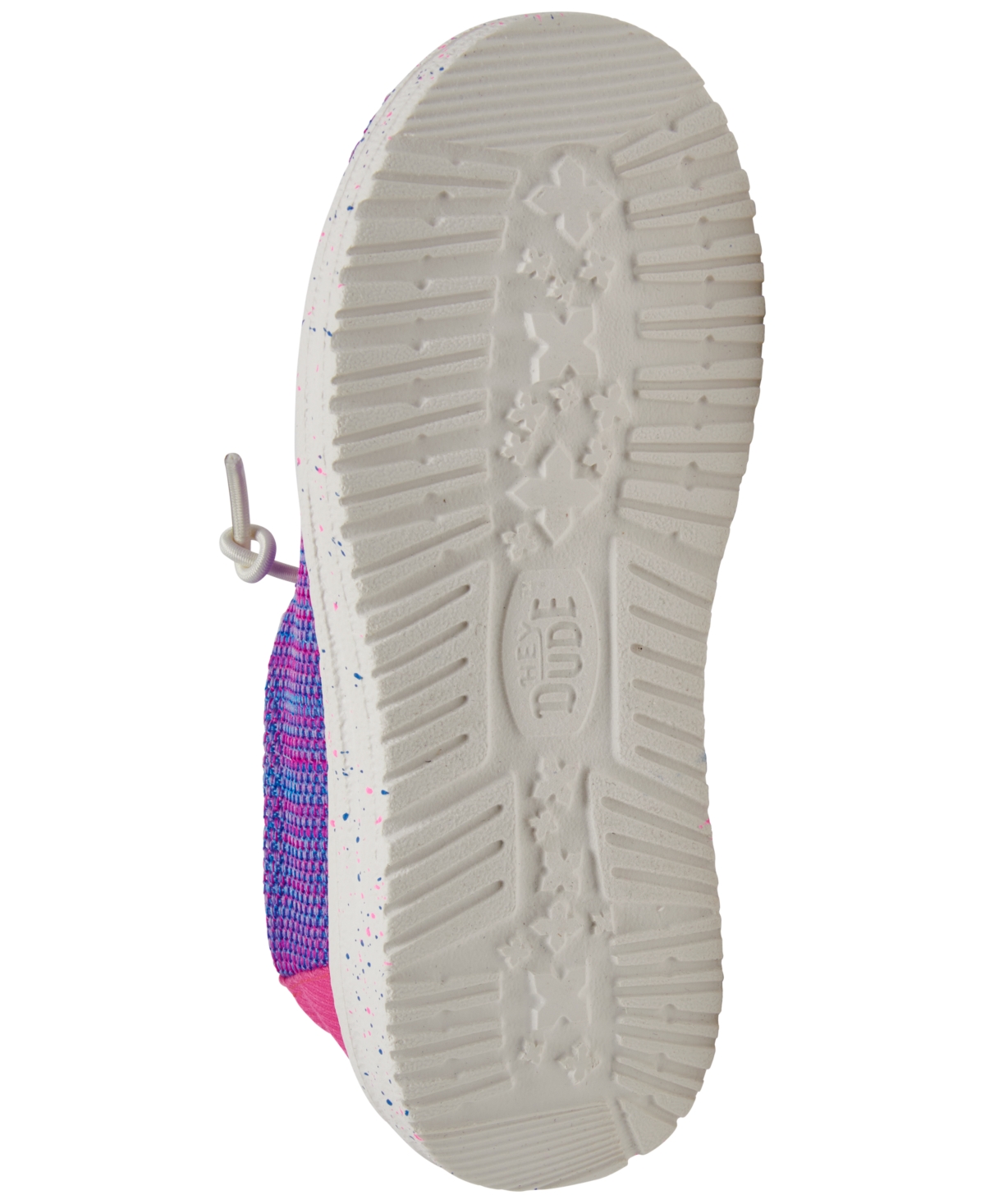 Hey Dude Toddler Girls Wendy Stretch Mesh Casual Moccasin Sneakers From Finish Line In Purple,pink