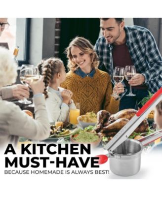 Potato Ricer with 3 Interchangeable Discs