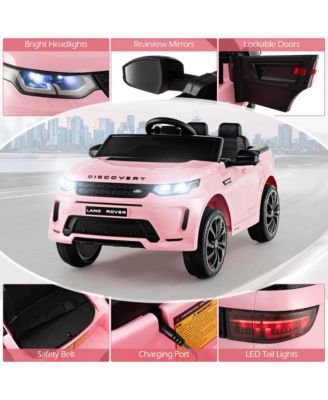 12V Kids Ride On Car Licensed Land Rover Electric Vehicle w/ Remote Control Pink